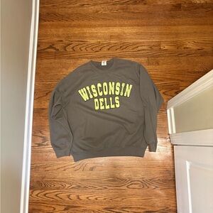 Others Follow Wisconsin Dells Gray Crewneck Sweater